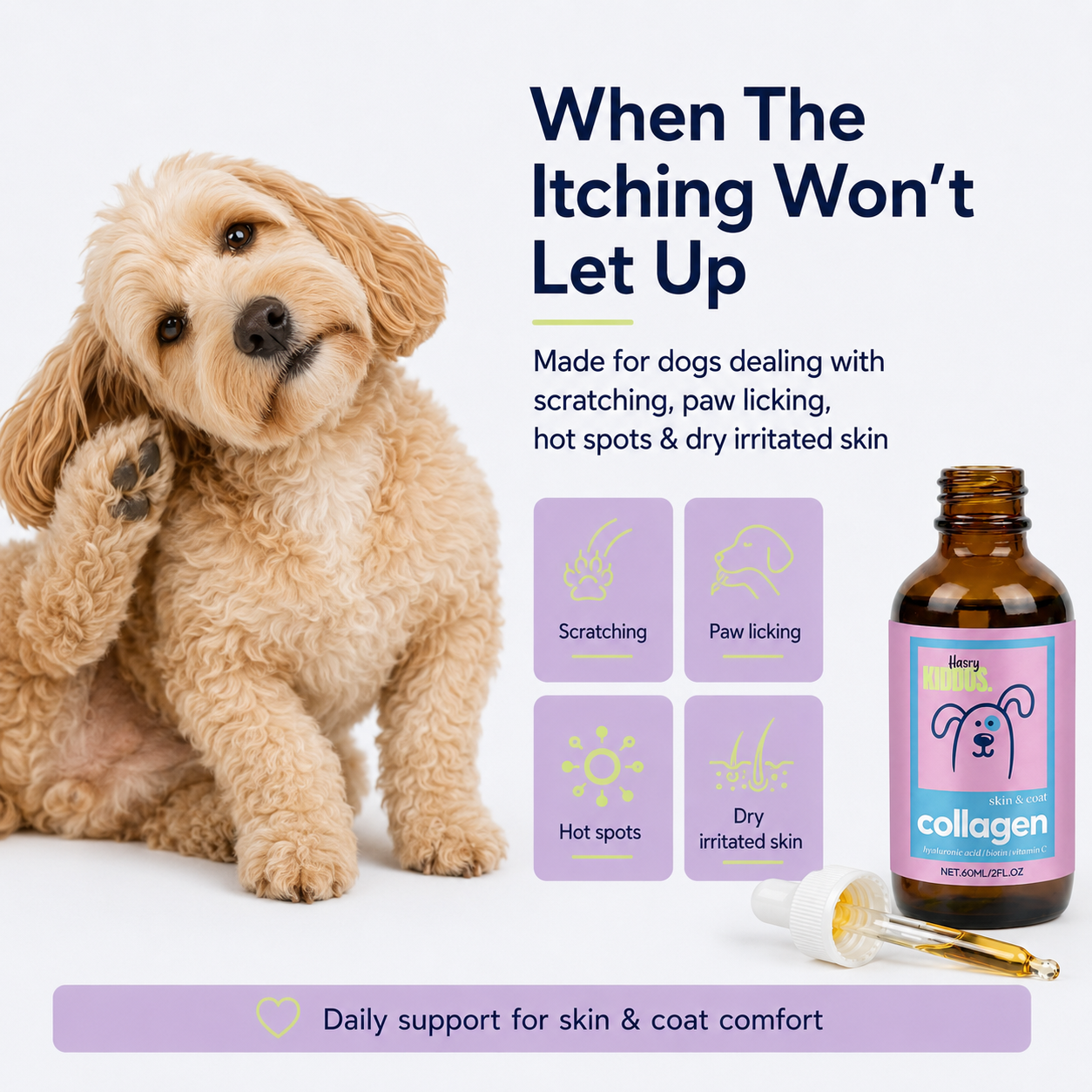 Hairy Kiddos Premium Collagen Drops